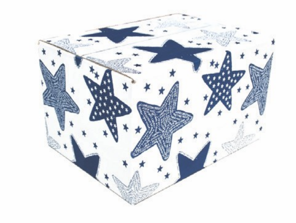Stars blauw/wit